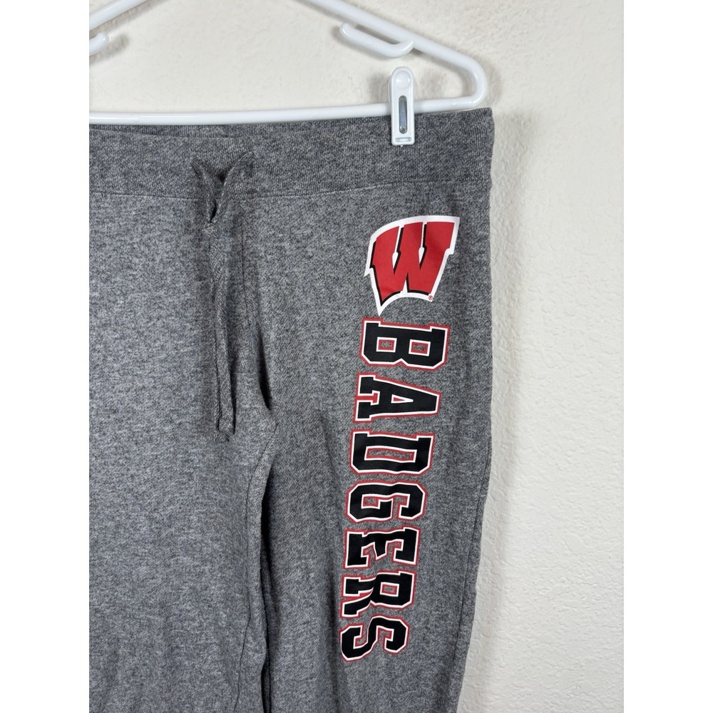 Wisconsin Badger Womens Size L Large Yoga Sports Sweatpants Gray Excellent - Picture 2 of 7